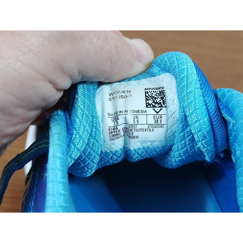 Saucony Everun Guide 10 Women's Running Shoes Size 7.5 Blue Model # S10350-1 - Picture 11 of 12
